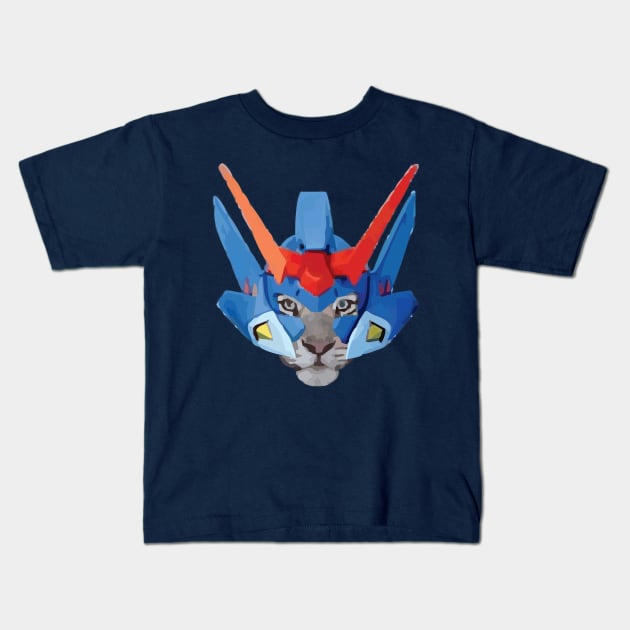 Gundam Aquarius Tigris Kids T-Shirt by Bajingseng